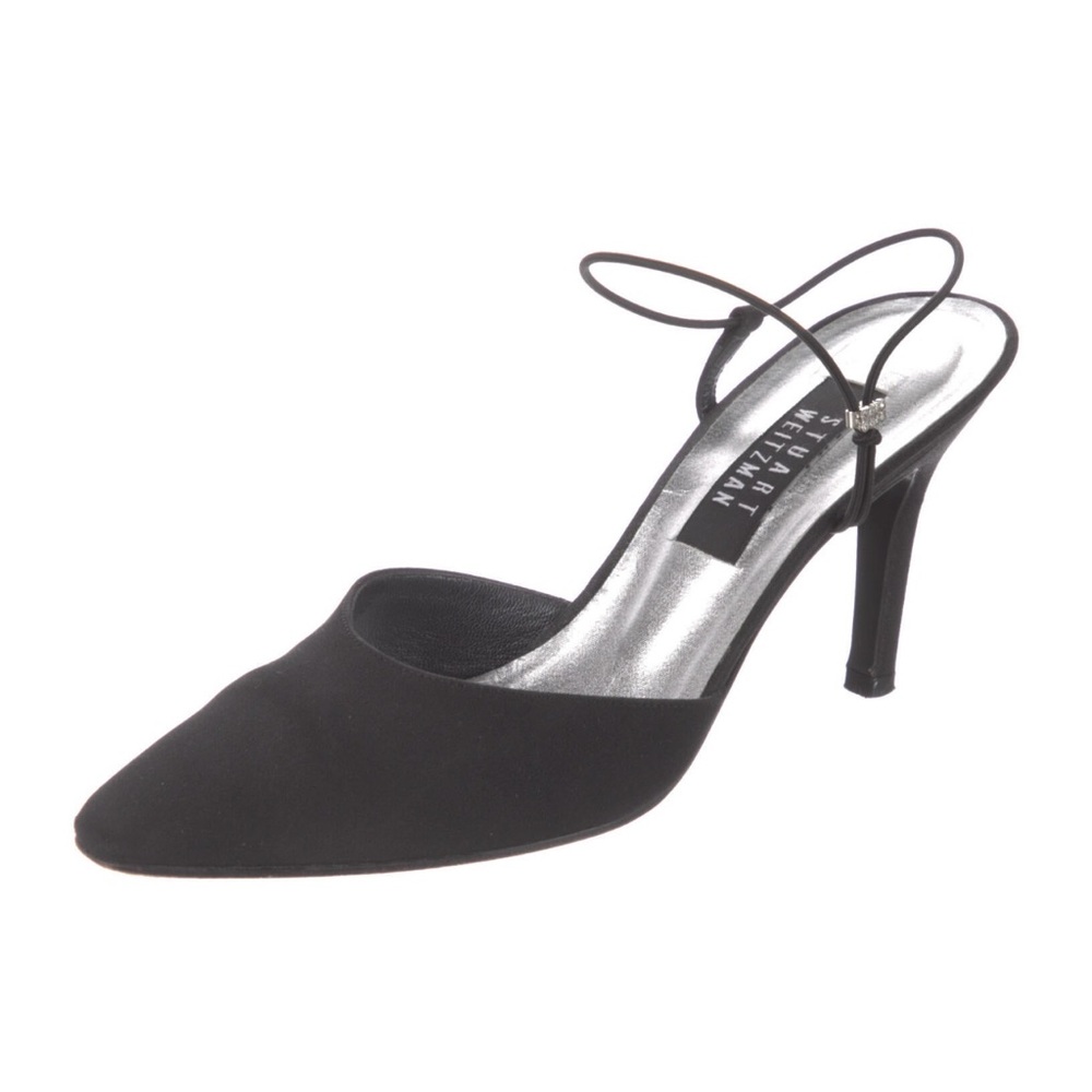 Stuart Weitzman Pointed Toe Strappy Heels - image 2
